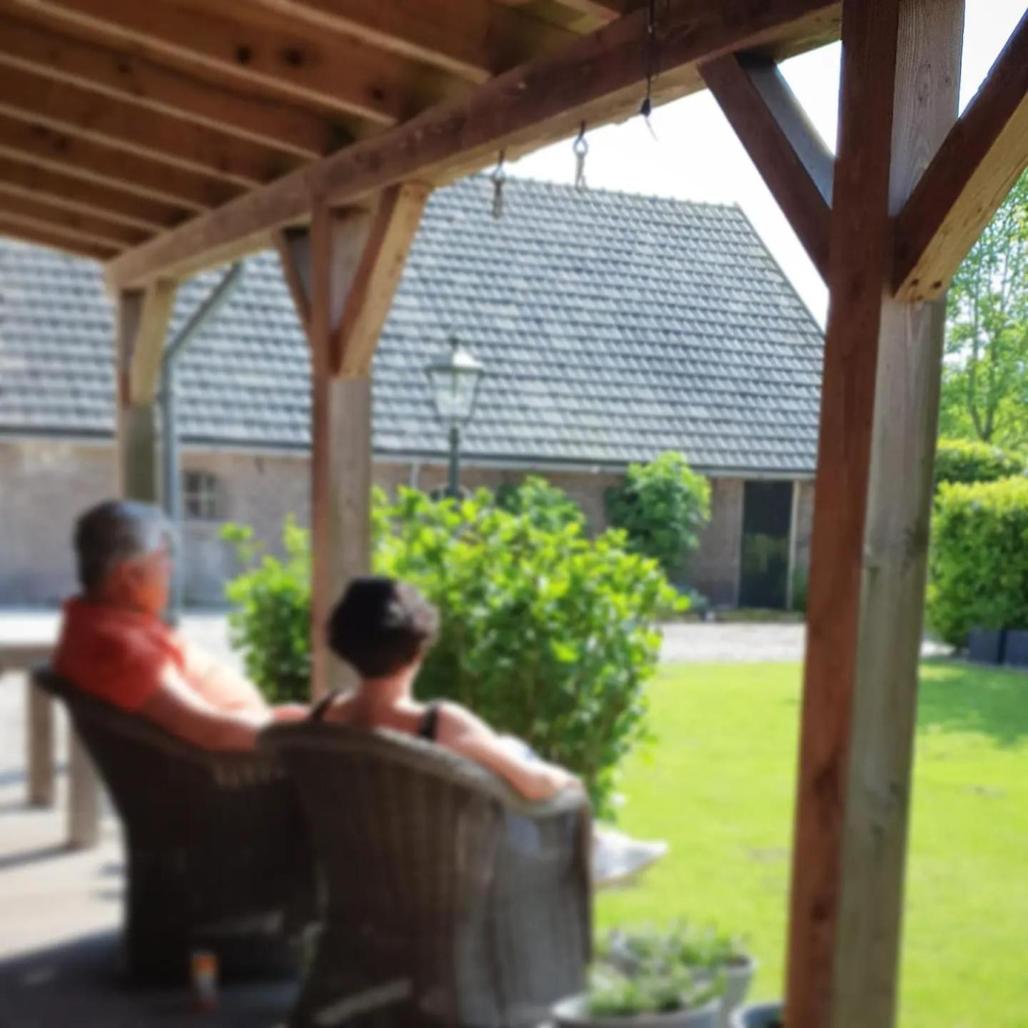 Bed And Breakfast 'Wij En De Zande' Kamperveen Bagian luar foto
