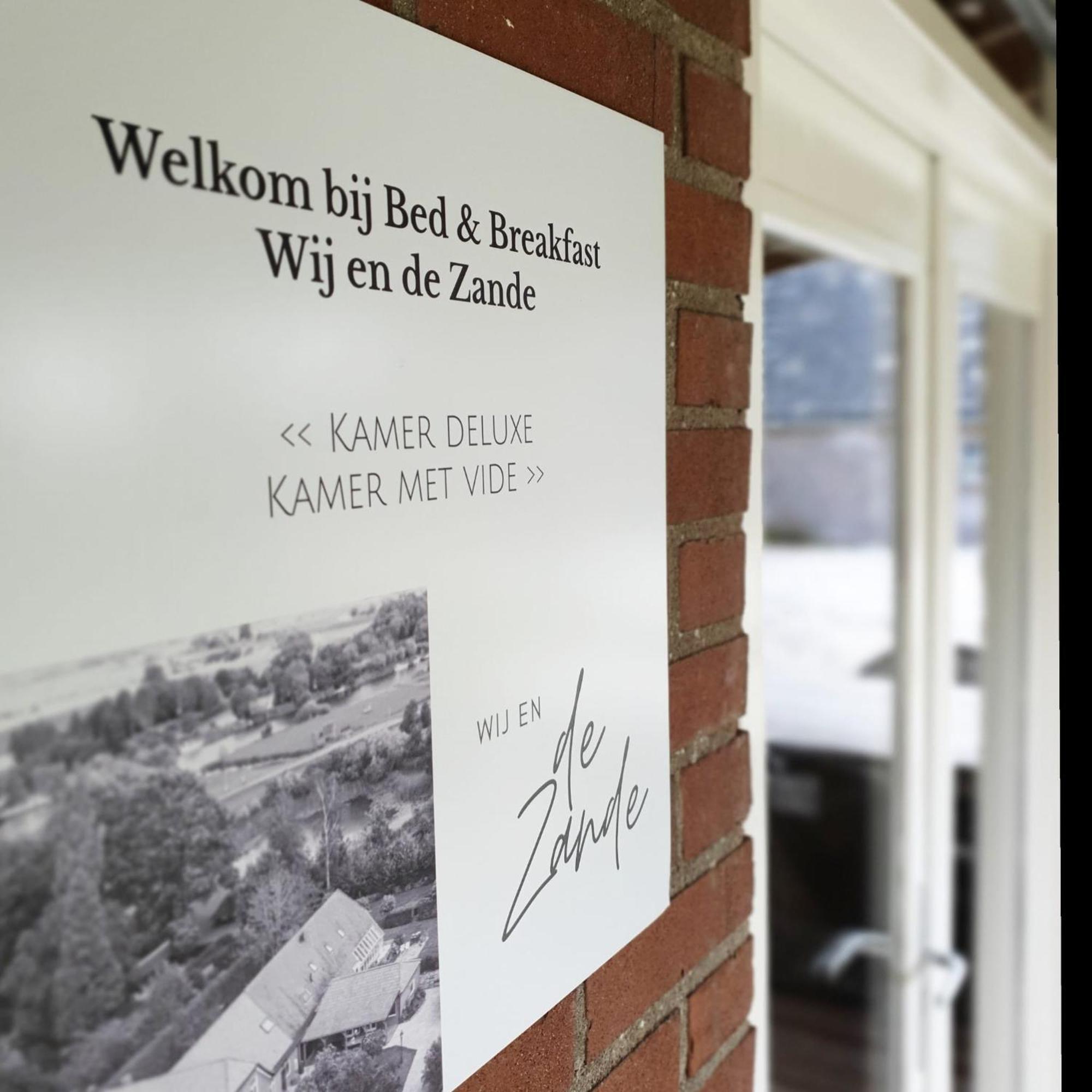 Bed And Breakfast 'Wij En De Zande' Kamperveen Bagian luar foto